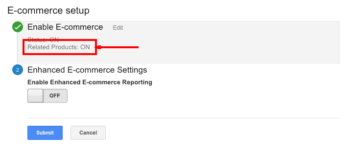 Google Analytics personalized ecommerce