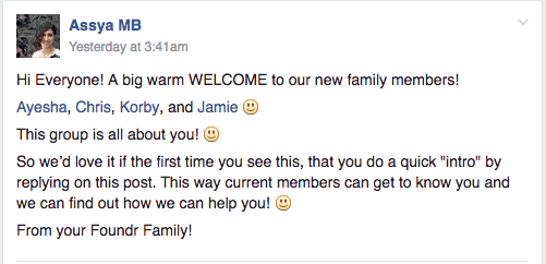 online communities assya barrette welcomes