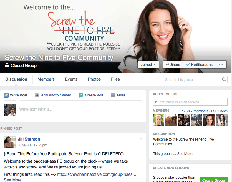 online communities screw the nine to five community