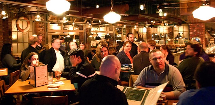 people in a restaurant