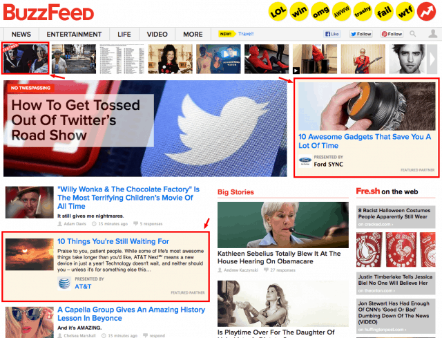 SEO Content Strategy - buzzfeed