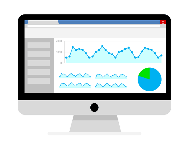 Selling your business- Computer with Analytics