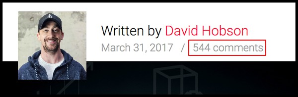 Email Signups- Blog Comments