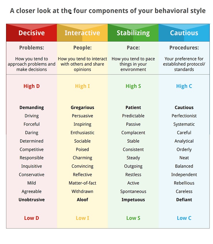 Hire A-Players- DISC assessment example