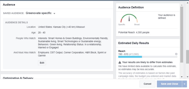 Growth-hack your Facebook page- Facebook Ad Campaign Settings