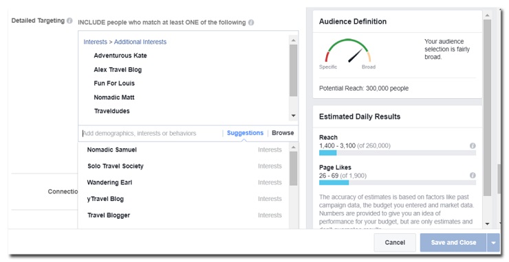 Growth-hack your Facebook page- Facebook Targetting