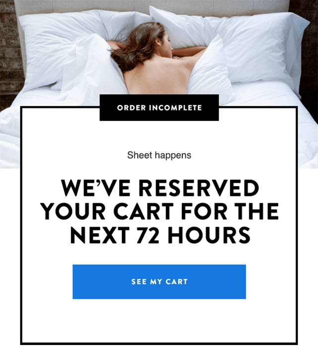 Brooklinen uses Automated Behavioral Trigger Emails when doing Email personalization