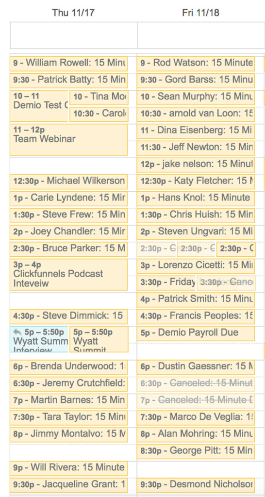 Demio's Calendars were completely full when they applied the important lessons needed in starting a software company 