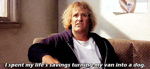 how to plan to quit your day job spent my life's savings gif