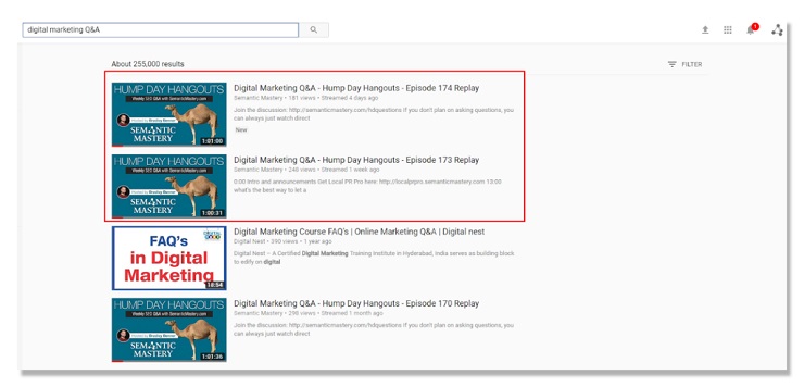 Low cost marketing strategy for going live using a YouTube Channel