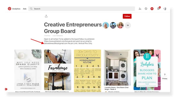 how to build an email list without a website using Pinterest