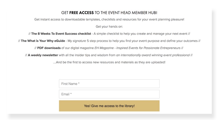 opt-in example Daria Zest of Signature Life Coaching 2