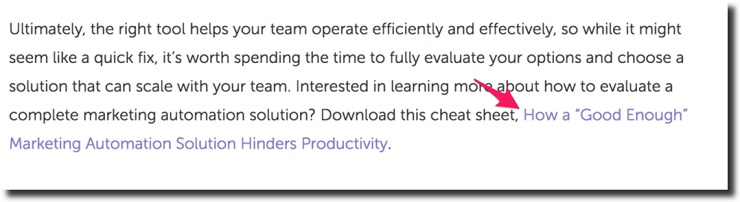 Blog content upgrades Example HowGood Enough Marketing Automation Solution Can Hurt