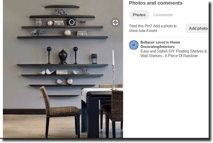 pinterest and ecommerce example Tall, well-lit images