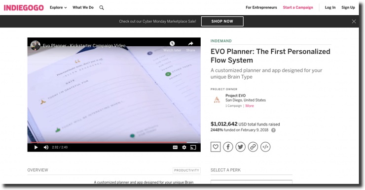 EVO Planner’s great headline examples