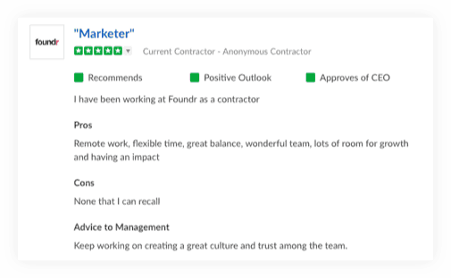 glassdoor reviews