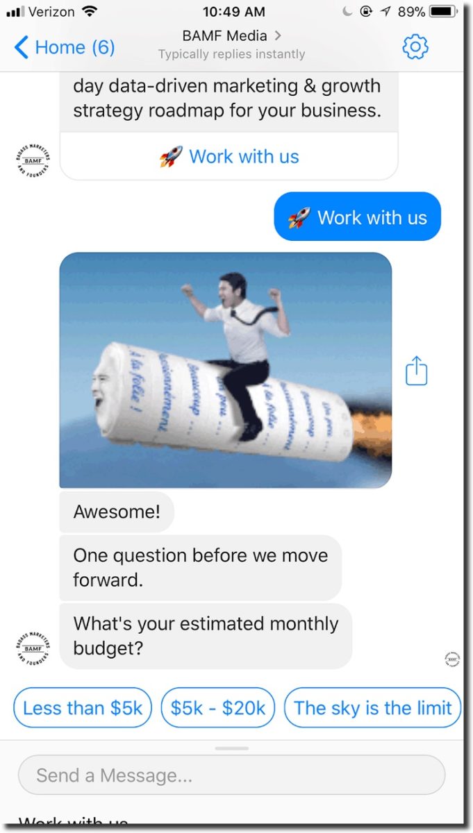 use chatbots to prequalify leads