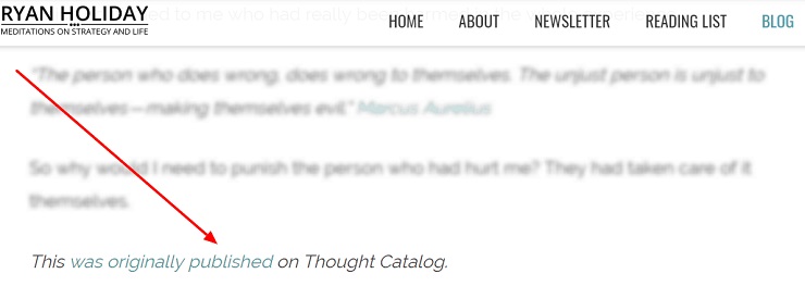 Blog RyanHoliday net