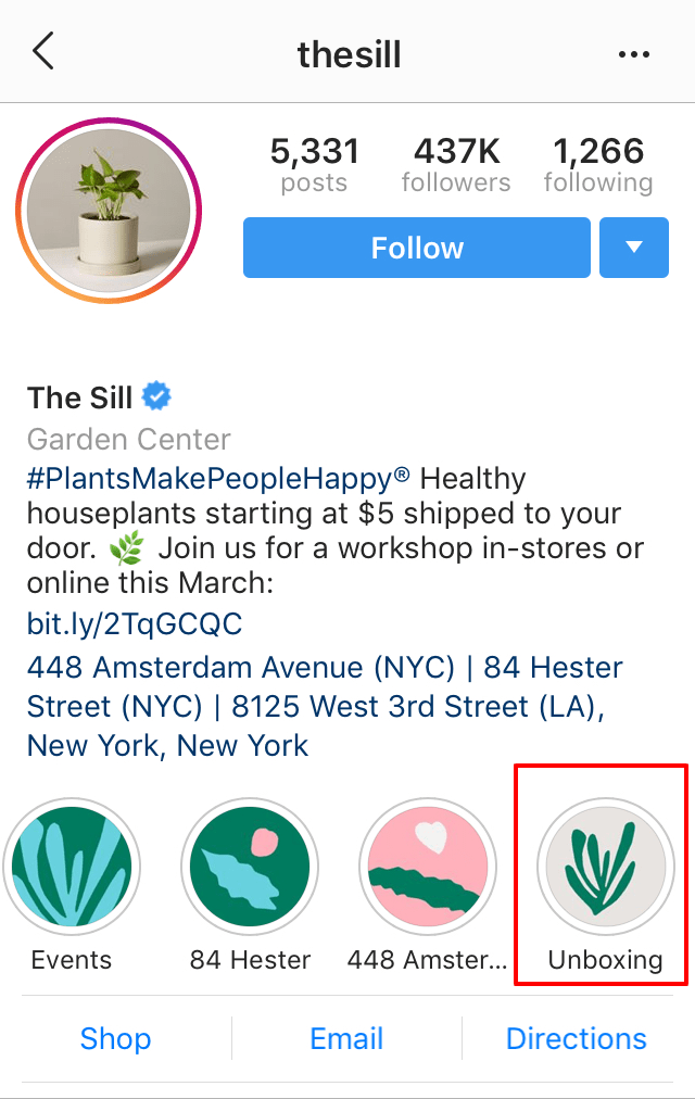 The sill pinned this Story to their Highlights so anyone browsing their profile can easily access it