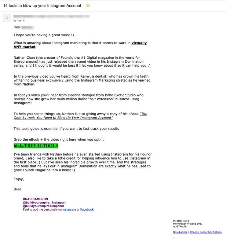 how to grow an email list
