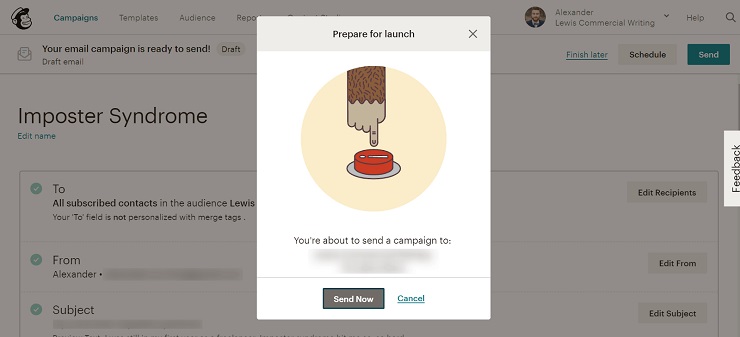 Campaigns Mailchimp