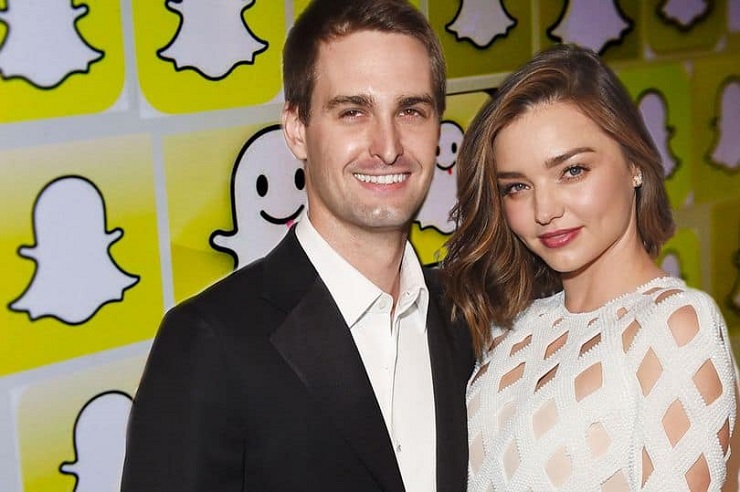 Miranda Kerr and Evan Spiegel