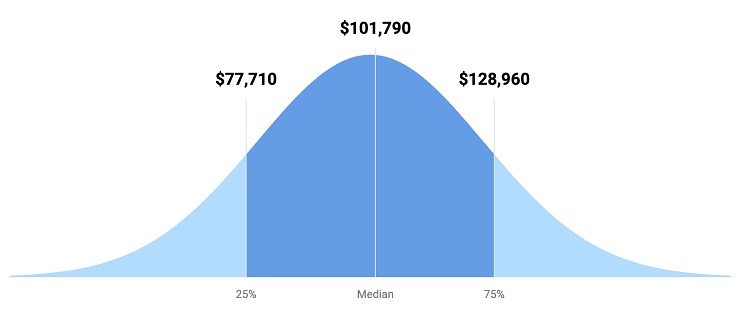 the average yearly salary for a software developer in the United States