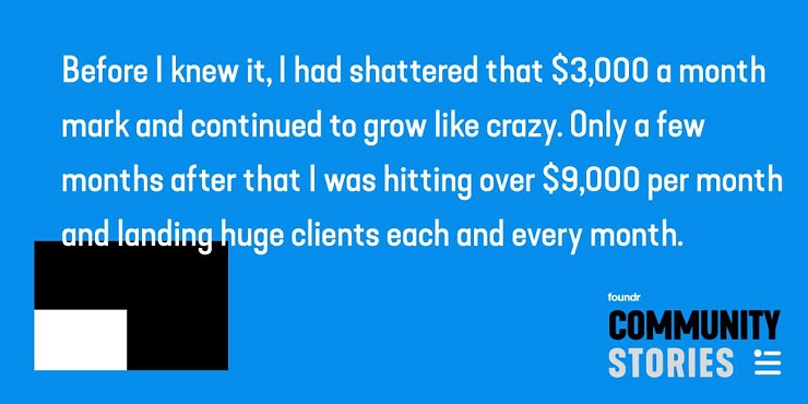 Starting a business, you feel like you can’t ever say no to something that will make you money and pay your bills when in reality this just made my job 100 times harder. 2