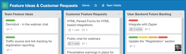 When starting a software company, Trello is a vital tool to keep track of everything going on