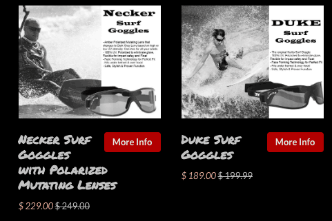 Kurtis Eyewear's Weak Call to Action