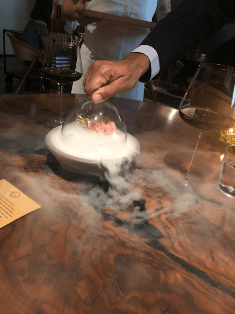 ryan's meal in Atelier Crenn 