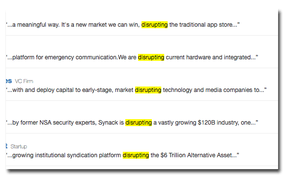Startup brand messaging mistakes- Angel List Search Results