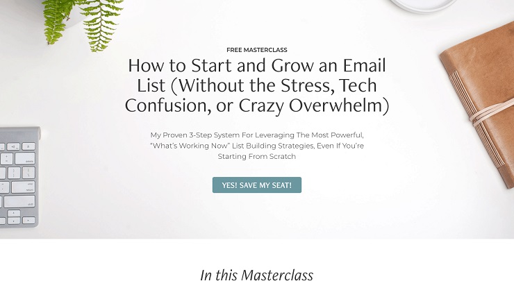 How to Start and Grow an Email List Without the Stress Tech Confusion or Crazy Overwhelm Amy Portafield