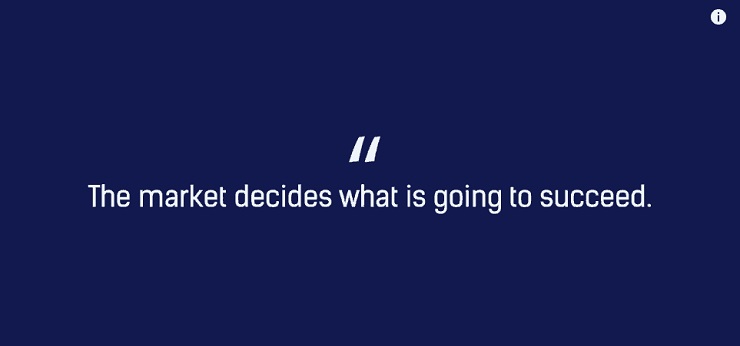 The market decides what is going to succeed