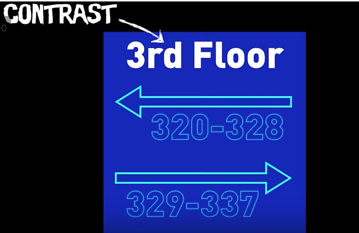 Contrast Colors and Elements for Instant Clarity