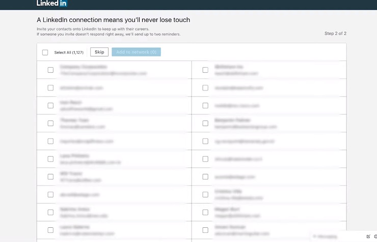 linkedin network invitations