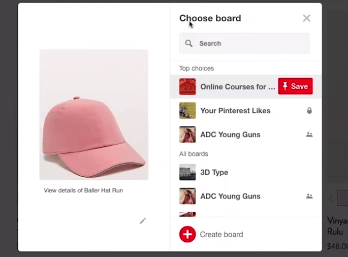 pinterest social sharing