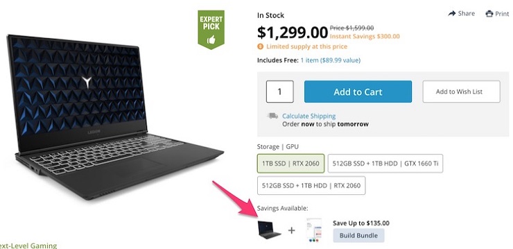 highly discounted products bundled with best-selling products