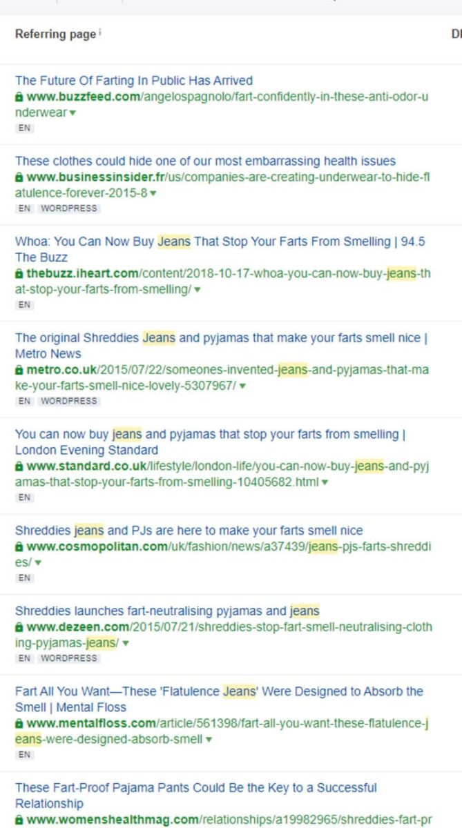 fart jeans