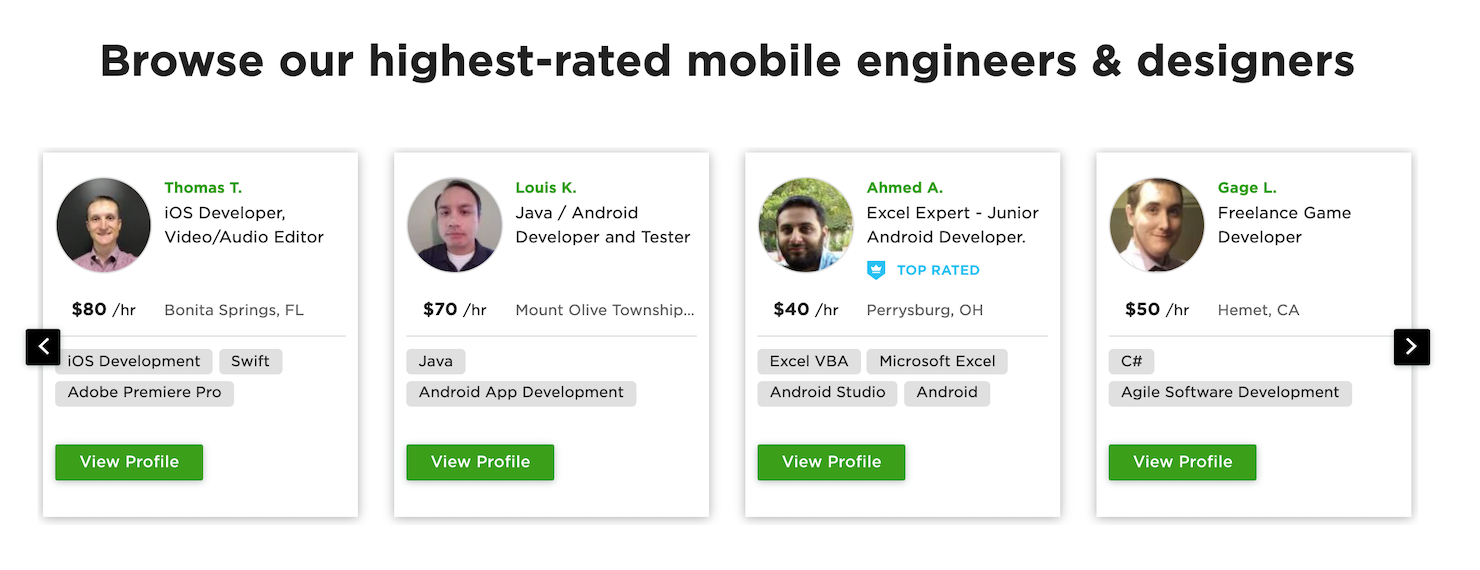 Upwork Freelancer Profile Skills