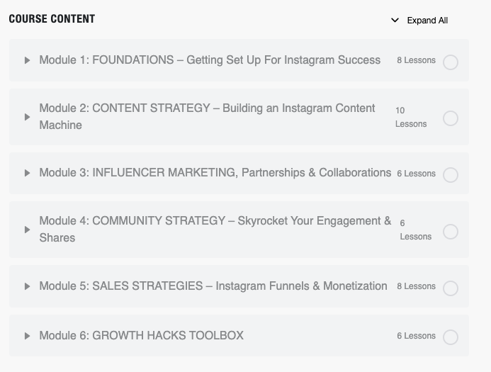 course content Foundr Instagram Followers