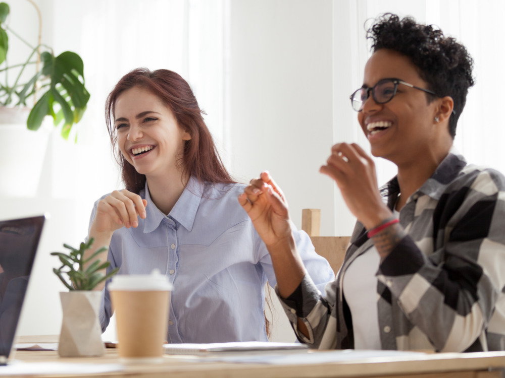 Freelancer building rapport with customer