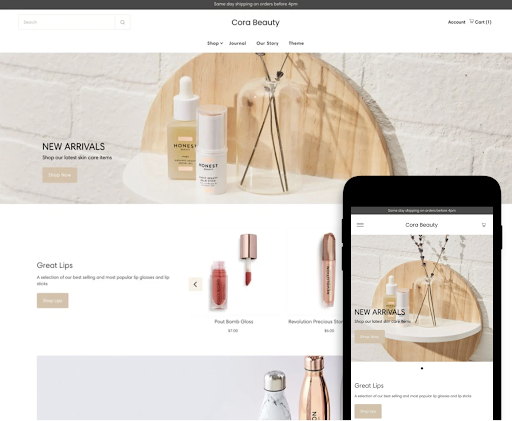 Vantage shopify template