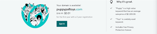 Puppy toys godaddy search