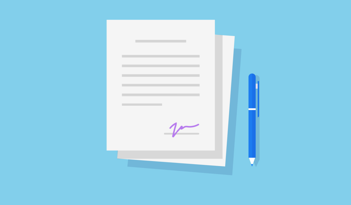 Signed partnership agreement