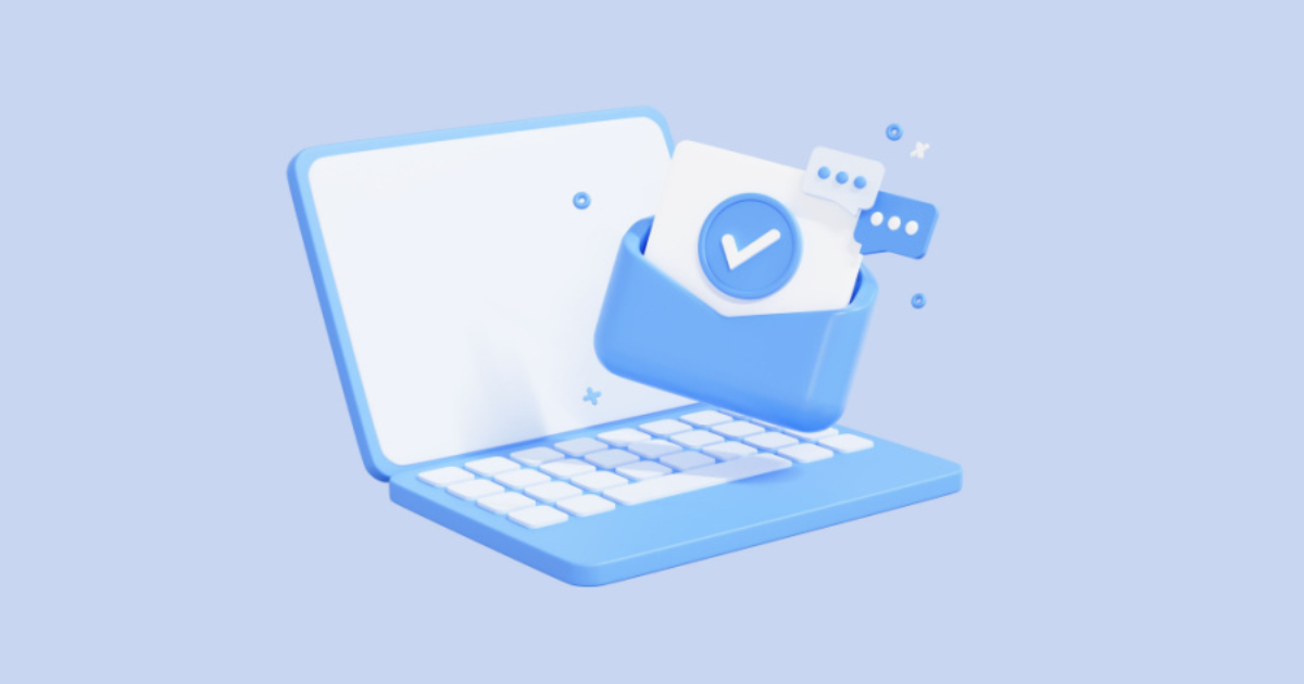 Follow up email illustration.