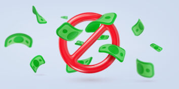 No money graphic