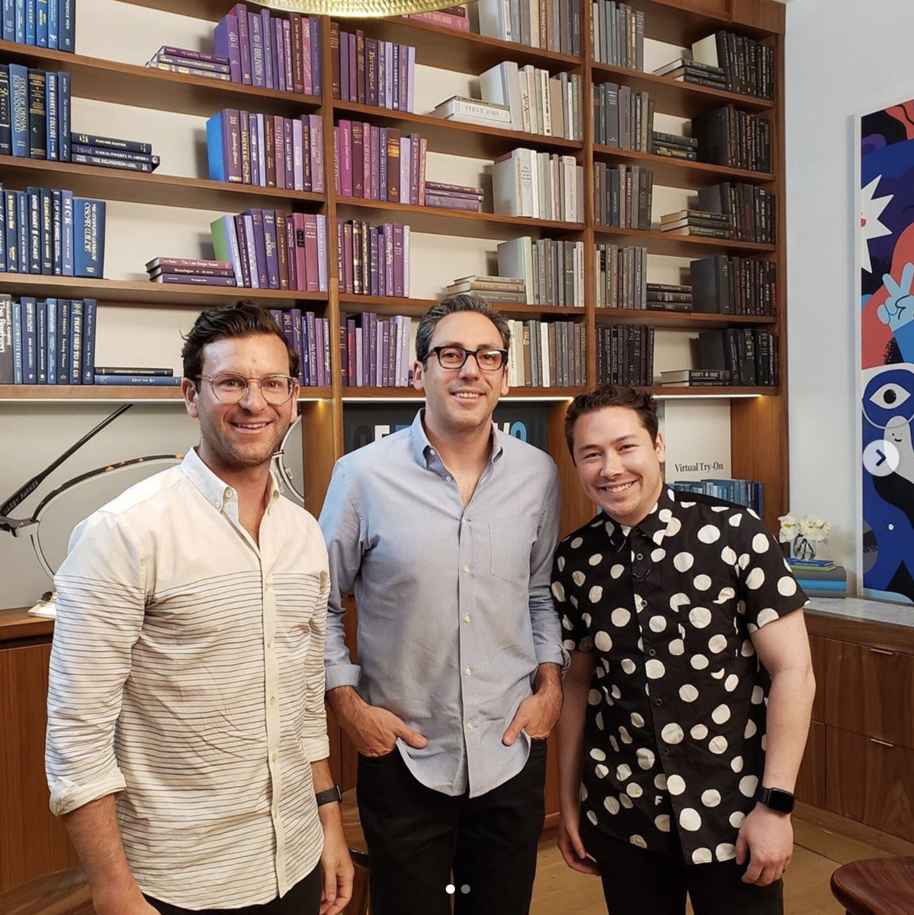 Nathan chan and the Warby Parker cofounders